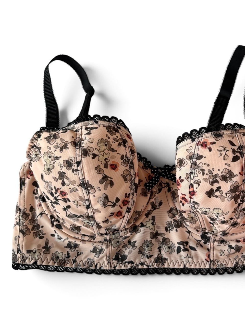 Freya Floral Print Balconette Bra Size 34E
